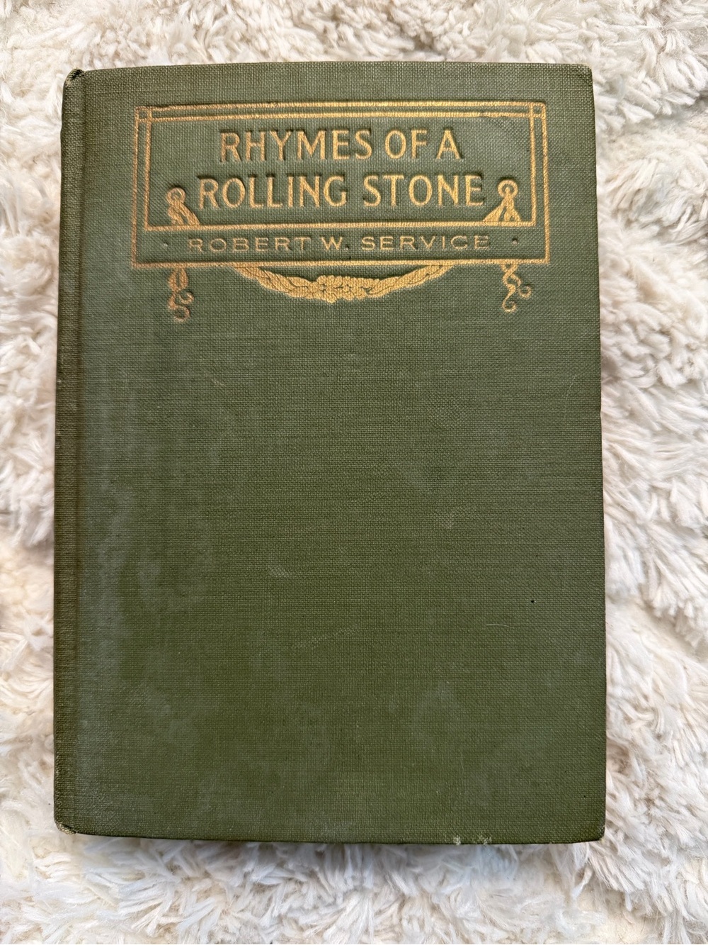 Vintage 1925 "Rhymes of a Rolling Stone" by Robert W. Service (Hardcover)